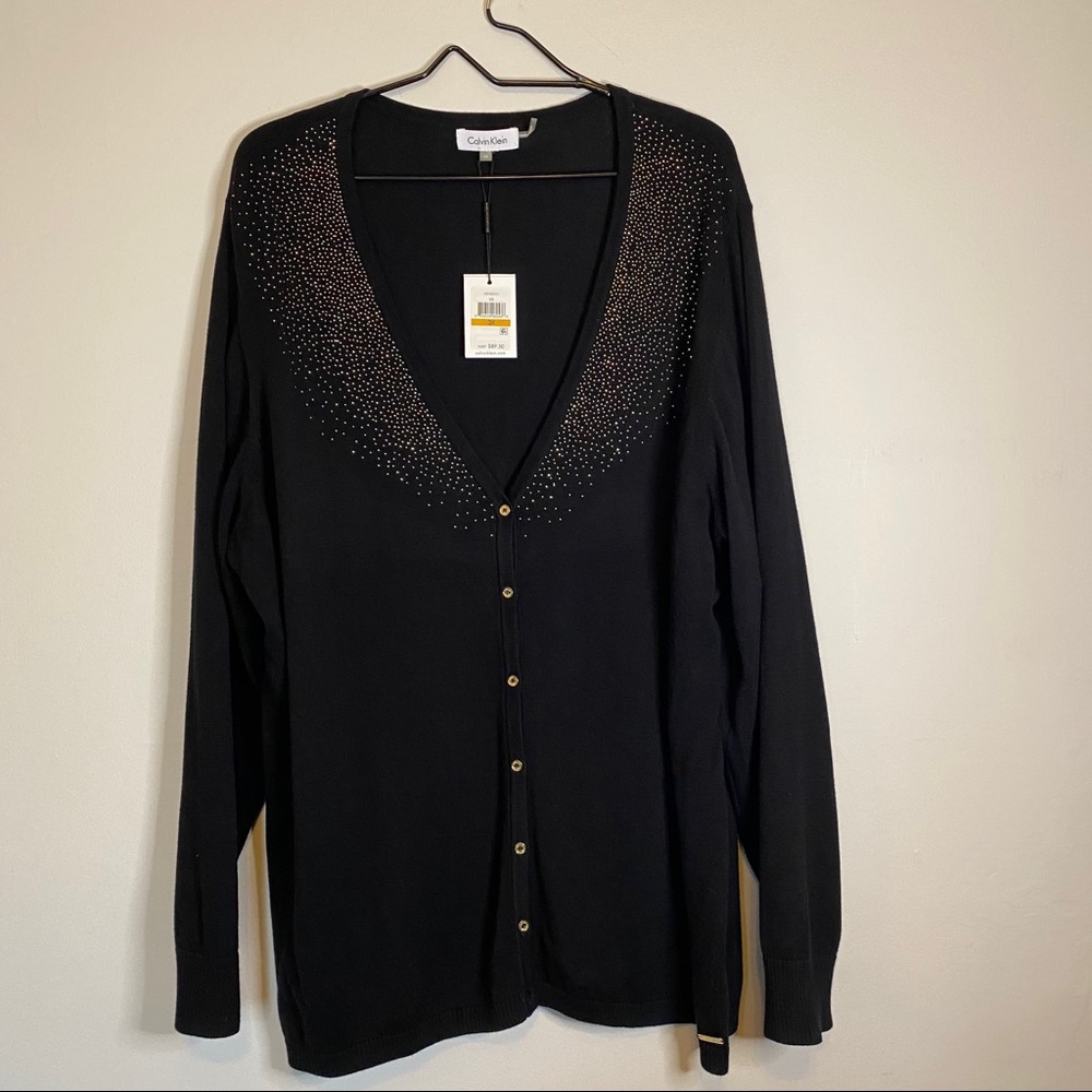 ✨calvin klein button down sweater✨